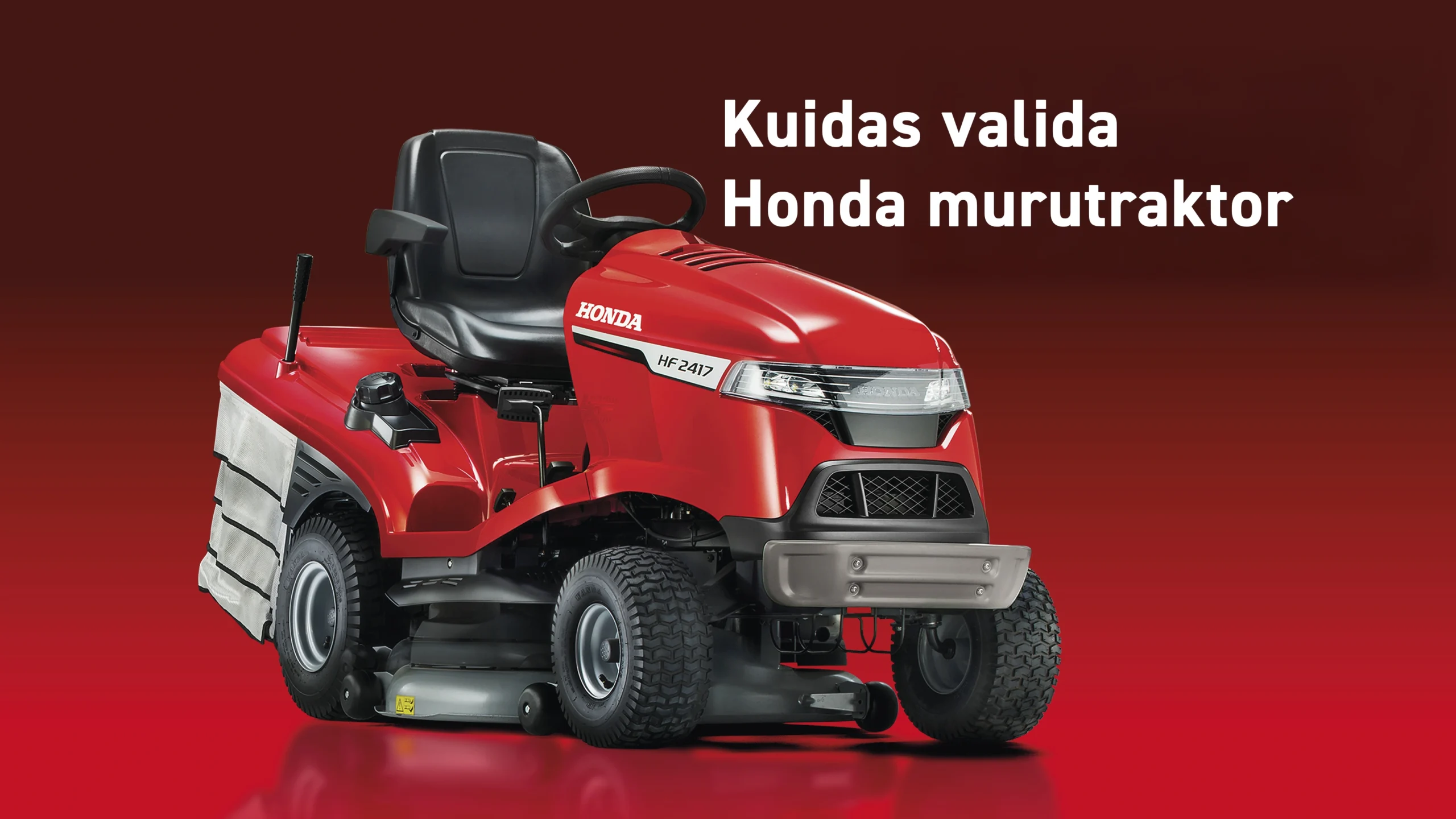 Kuidas valida Honda murutraktor